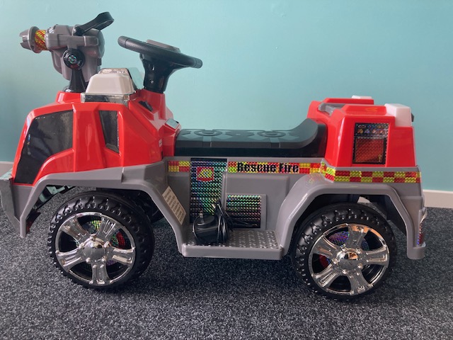 Ride On Fire Engine with Charging Cable