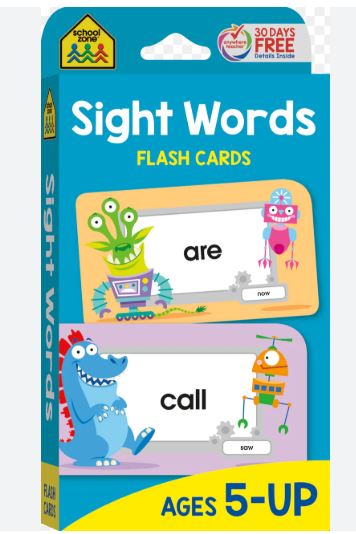 Sight Words Flash Cards