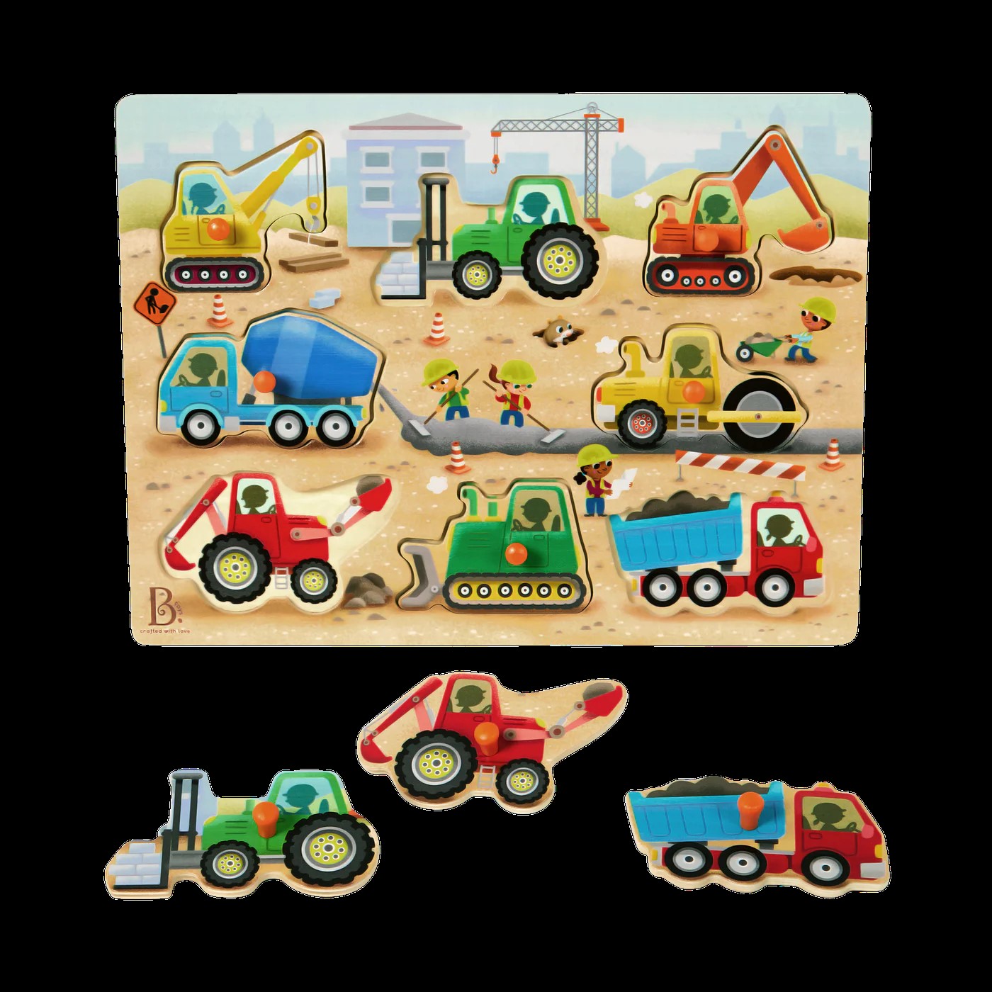 Construction Trucks Puzzle