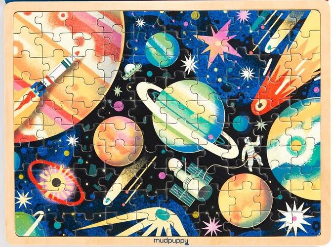 Space Mission Wooden Puzzle