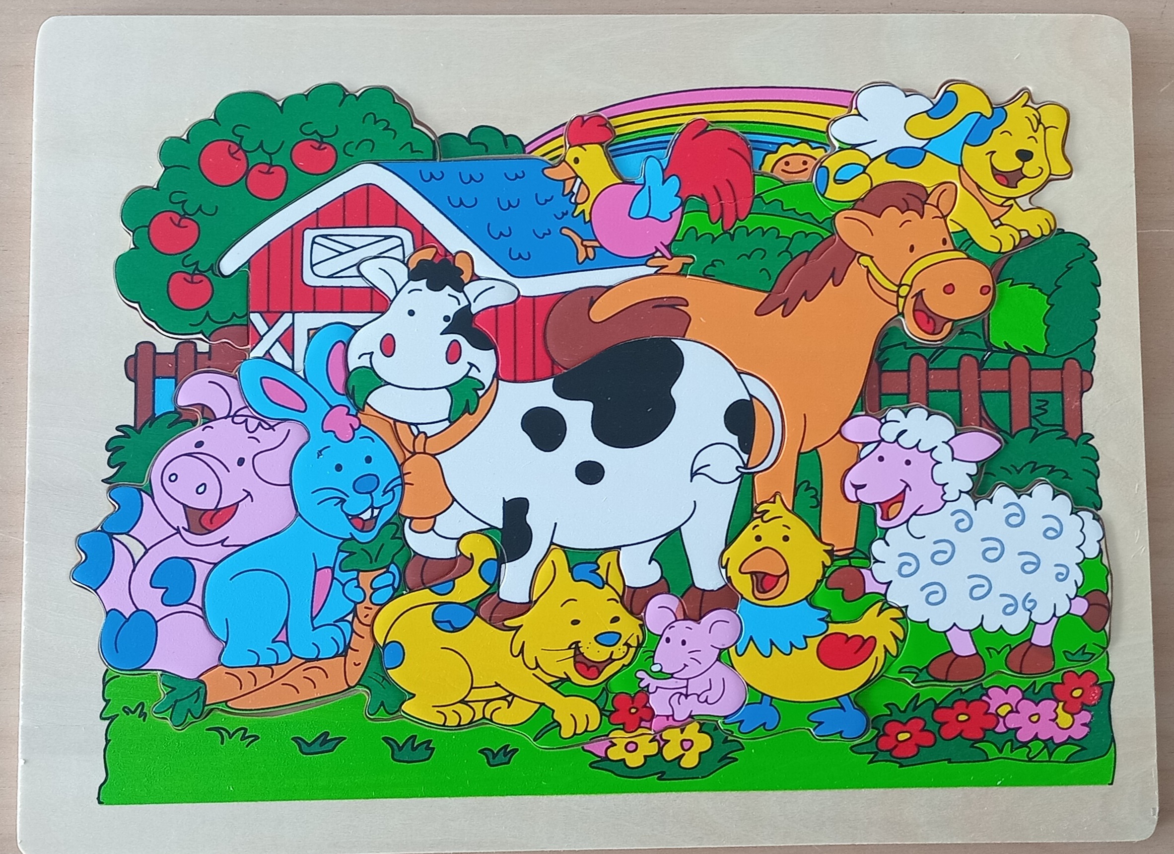Farm Yard Wooden Puzzle