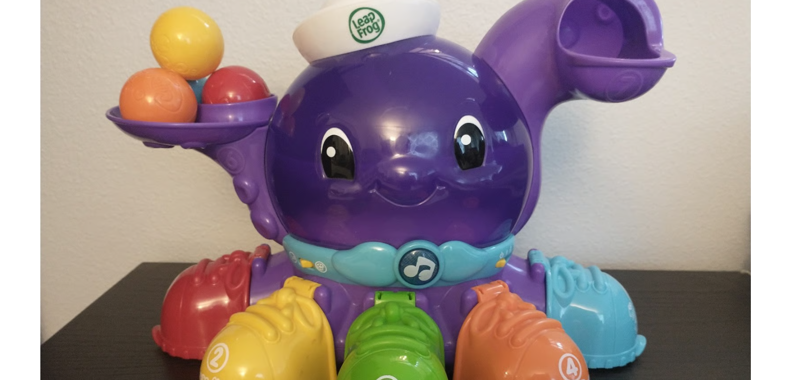 LeapFrog Peek-a-shoe Number Octopus Music toy 